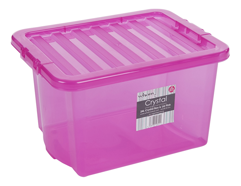 Skladovací box Wham 24l (růžová)