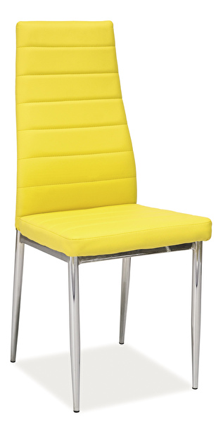 Jídelní židle Herbert (ekokůže žlutá)