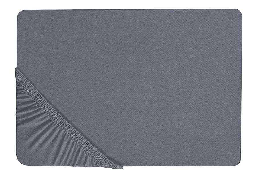 Plachta na postel 180 x 200 cm Januba (tmavě šedá)