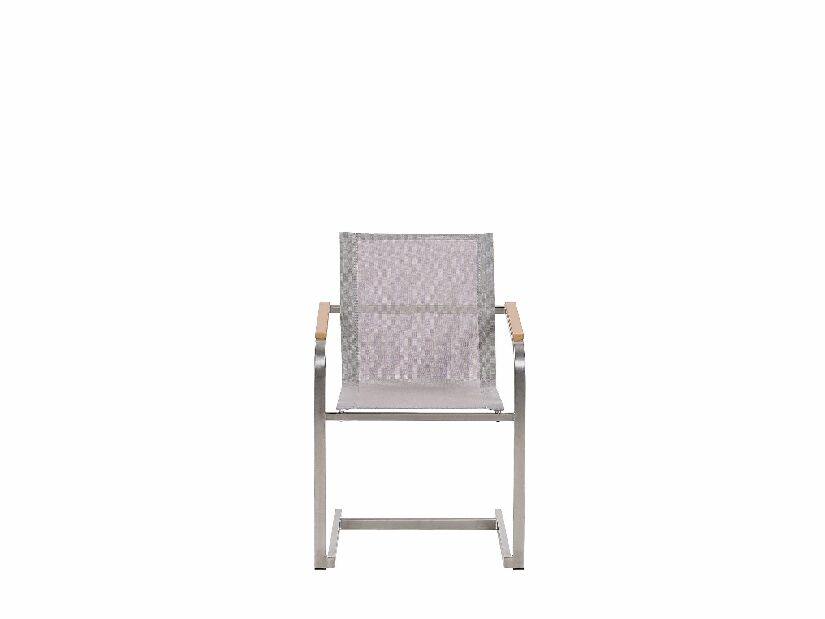 Zahradní set GROSSO/COLSO (beton) (laminát HPL) (béžové židle) (pro 6 osob)