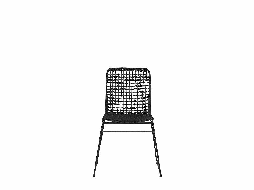 Set 2ks. jídelních židlí Burito (černá)
