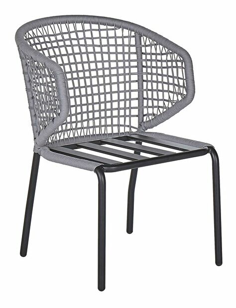 Set 2 ks. zahradních židlí Pali (šedá)