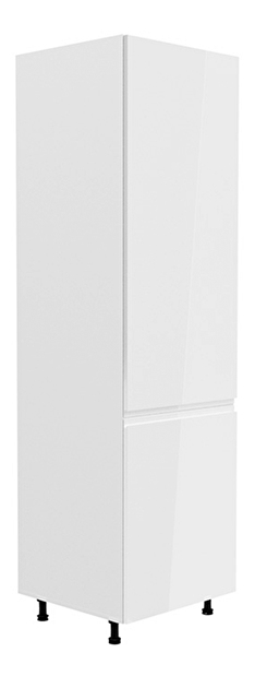 Potravinová kuchyňská skříňka D60R Aurellia (bílá + lesk bílý) (P)