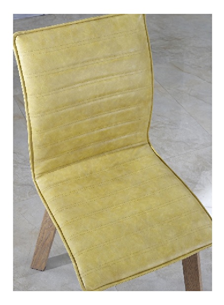 Jídelní židle Nastia (zelená ekokůže)