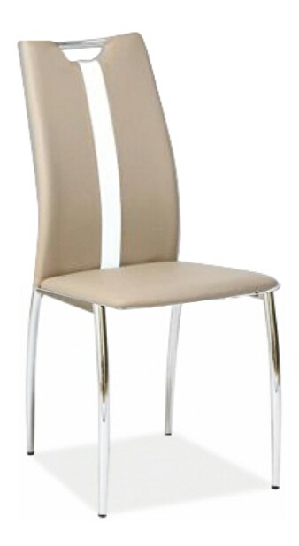 Jídelní židle Signa (béžová + bílá)