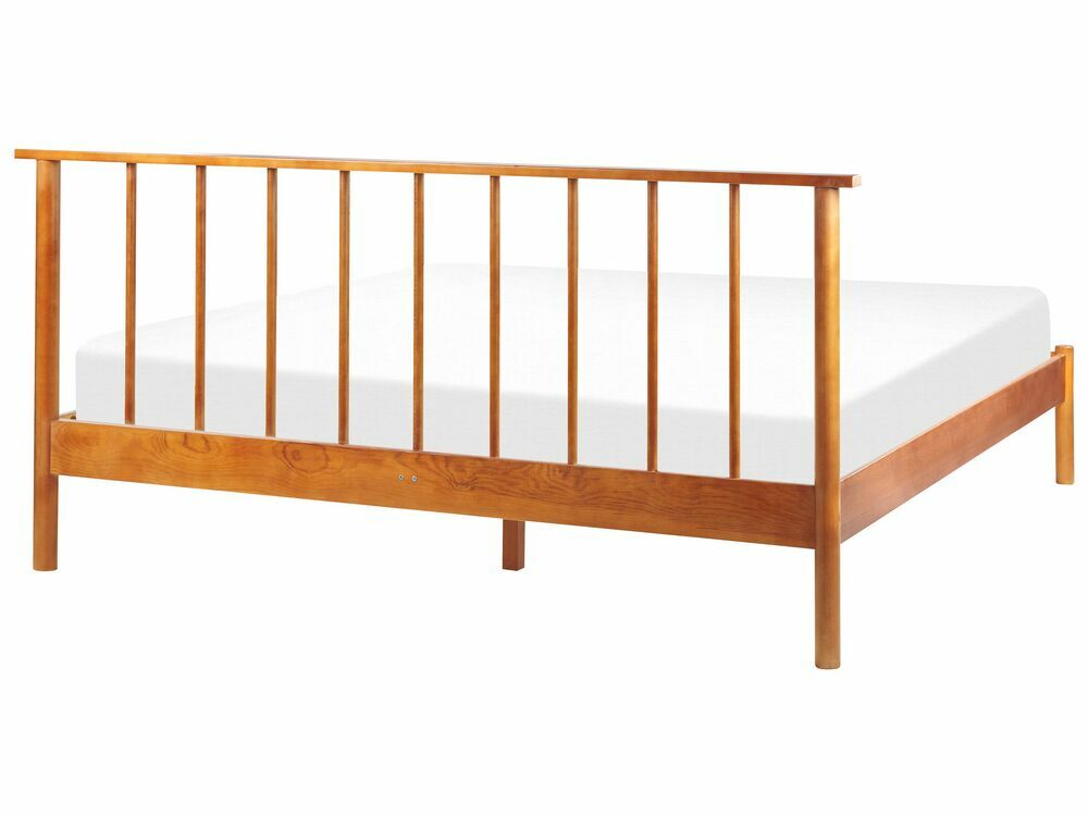 Manželská postel 160 cm Barza (světlé dřevo)