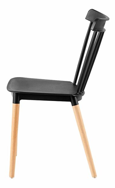 Jídelní židle COSIMA (černá + buk)
