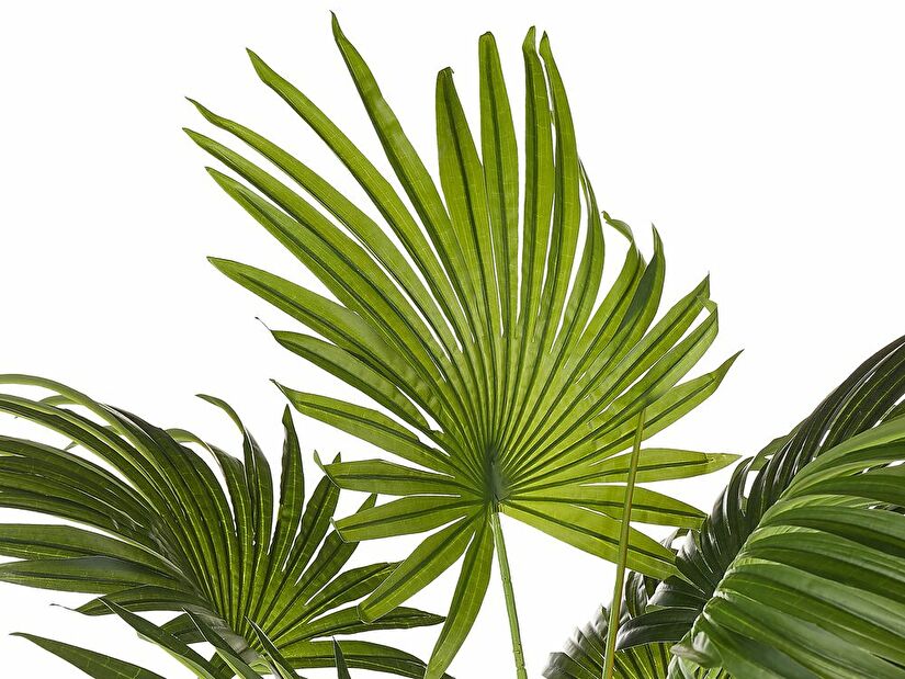 Umělá rostlina v květináči 100 cm Palma (zelená)