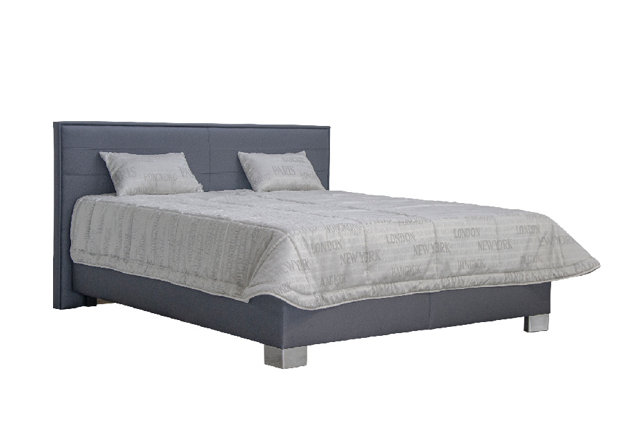Manželská posteľ 180 cm Blanár Grand (šedá) (s roštem)