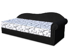 Jednolůžková postel (válenda) 70 cm Lane II (Černá 39 + Dodo 1026) (P)