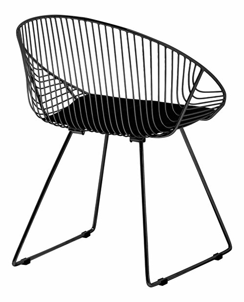 Set 2ks. jídelních židlí Auron (černá)