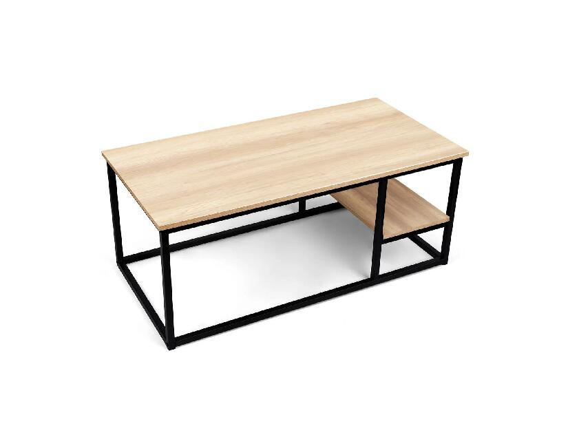 Konferenční stolek Onyx (atlantická borovice + černá)