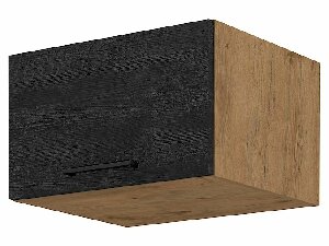 Horní kuchyňská skříňka Virion 60 NAGU 36 1F (dub lancelot + tmavé dřevo)