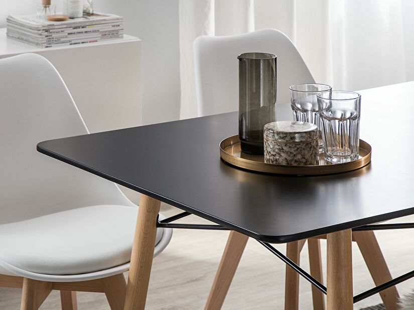 Jídelní stůl Biondi (pro 4 osoby) (černá)