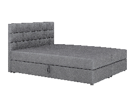 Manželská postel  Boxspring 180x200 cm Waller (s roštem a matrací) (tmavě šedá)