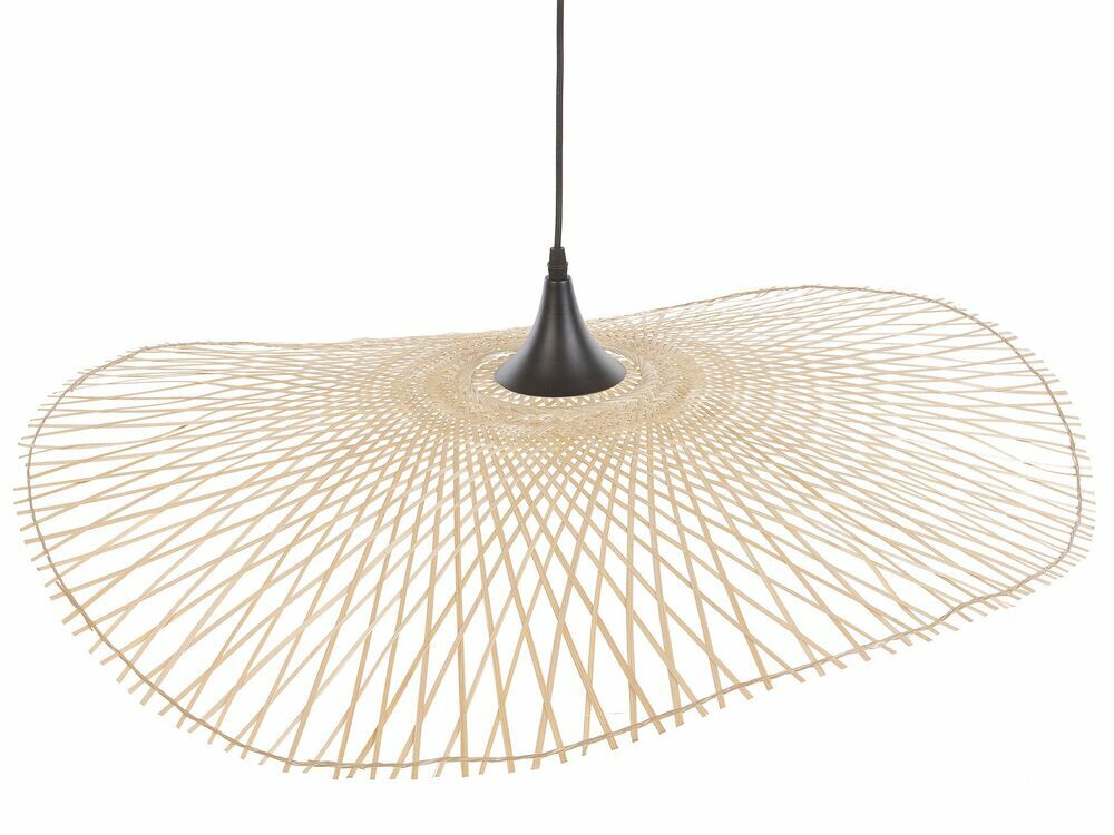 Závěsná lampa FYLYO (bambus) (světlé dřevo)