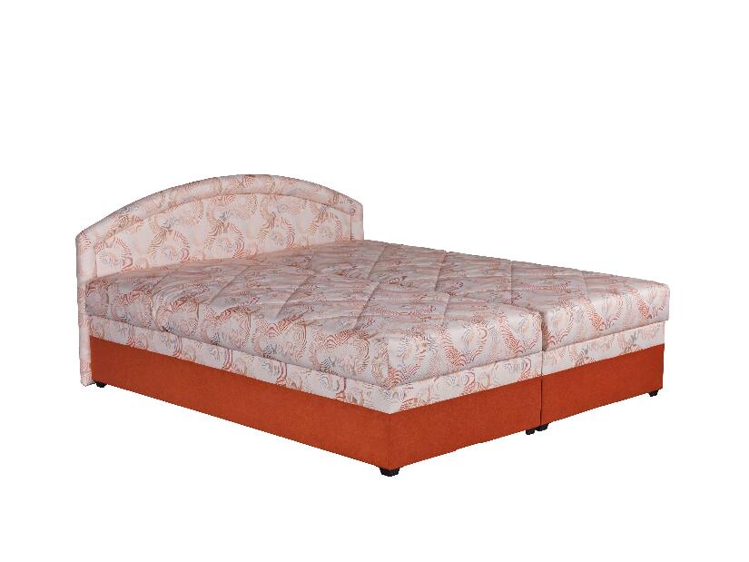 Manželská postel 160 cm Blanár Karolína (vzor Lada 1) (s roštem a matrací Alena)