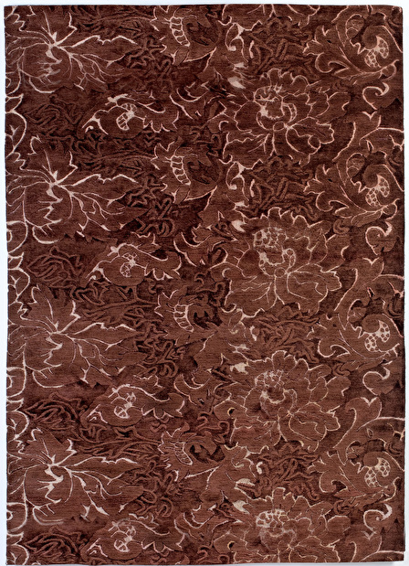 Ručně vázaný koberec Bakero Barcelona 119-02 Choco
