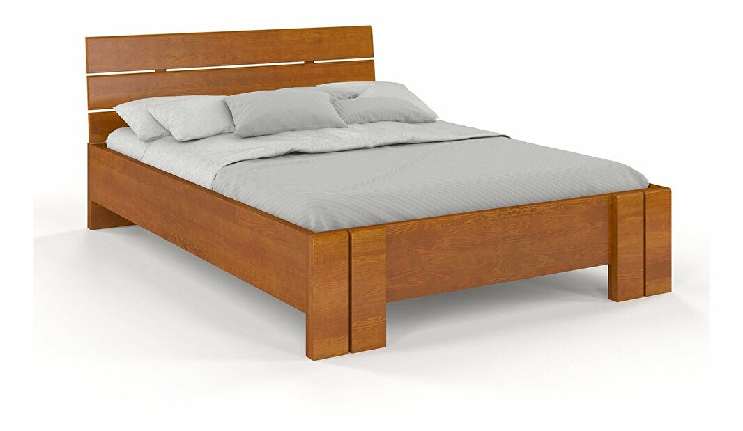 Manželská postel 180 cm Naturlig Tosen High (borovice)