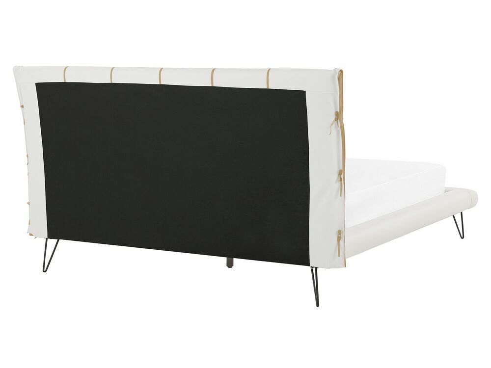 Manželská postel 160 cm BETTEA (s roštem) (bílá)