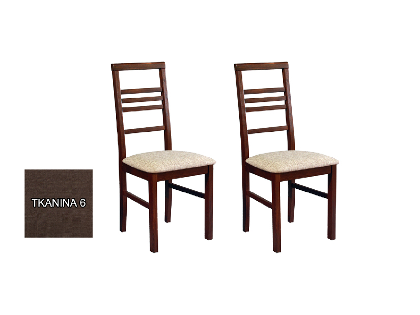 Set 2 ks. jídelních židlí Melte (tkanina 6) *bazar