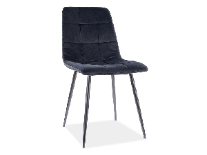 Jídelní židle Marlana (černá + černá)