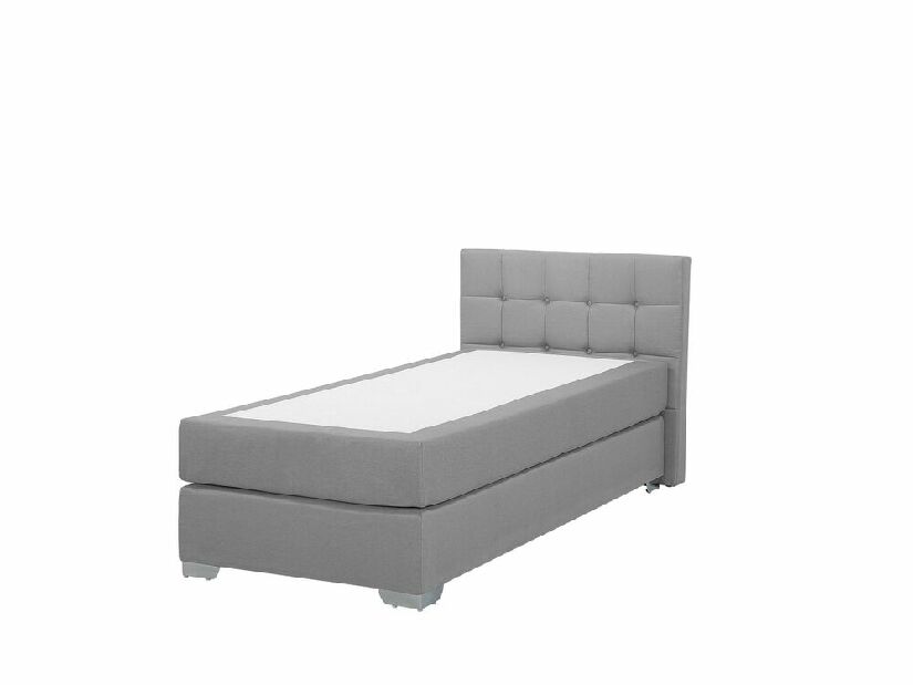 Jednolůžková postel Boxspring 90 cm ADIR (s matrací) (šedá)