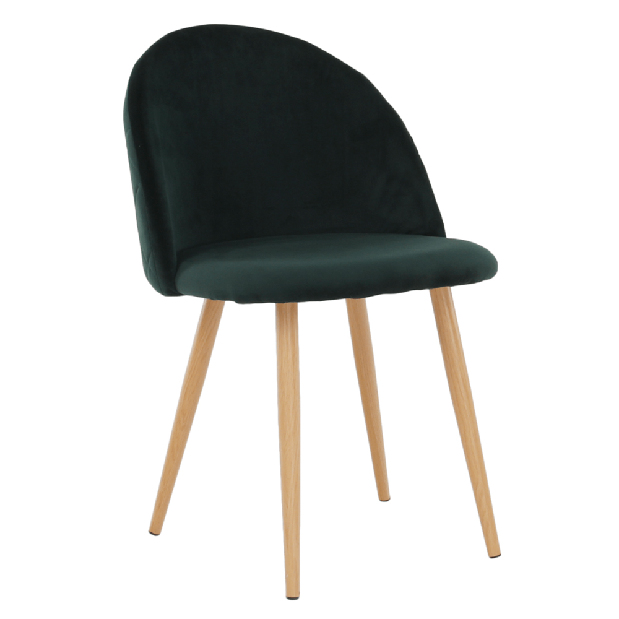 Jídelní židle Fluny (smaragdová)
