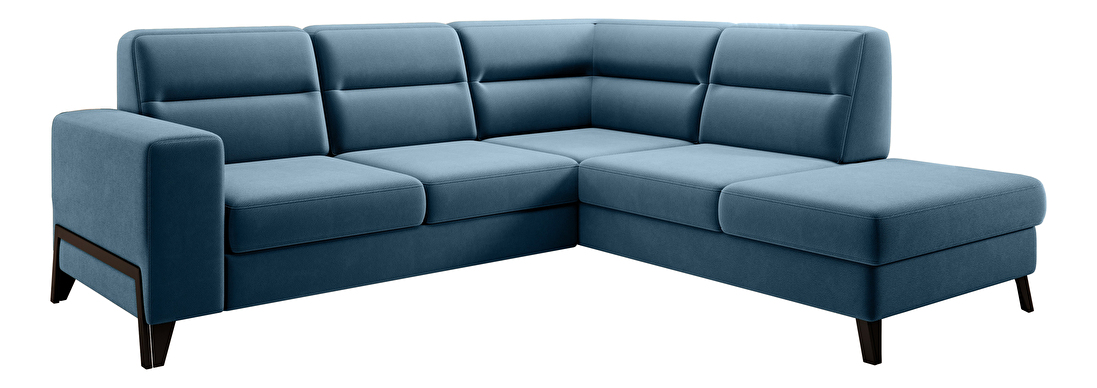 Rohová sedačka Clarice (modrá) (P)