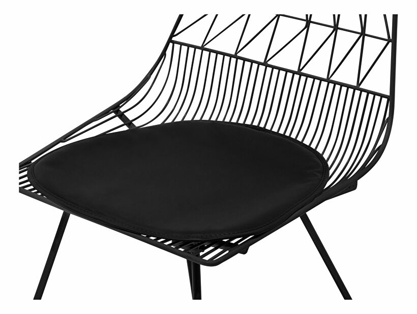 Set 2ks. jídelních židlí Harlem (černá)