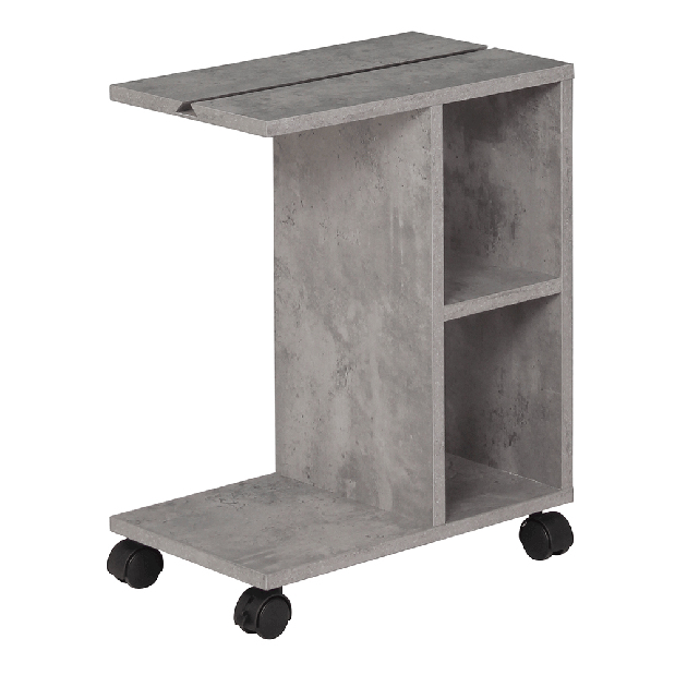Příruční stolek Niddo (světlý beton)