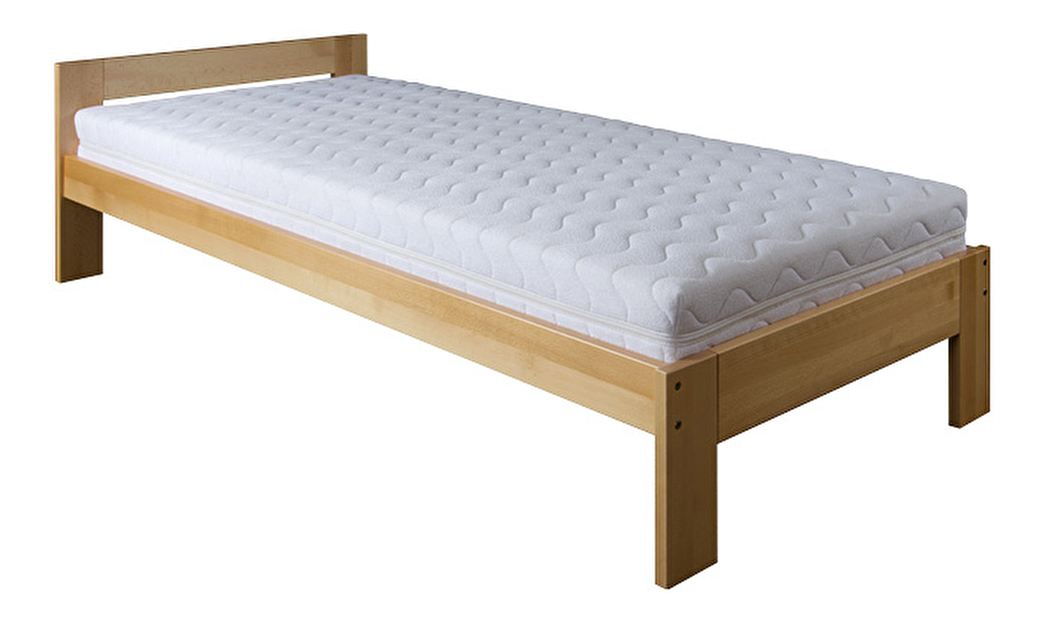 Jednolůžková postel 100 cm LK 184 (buk) (masiv)