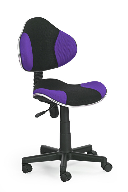 Dětská židle Flash černá + fialová