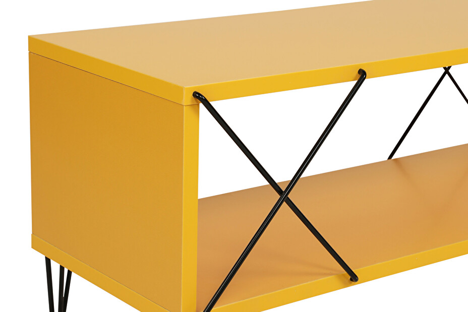 TV stolek/skříňka Streets (Žlutá)