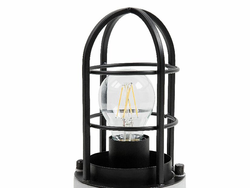 Stolní lampa ANNIA (sklo) (černá)