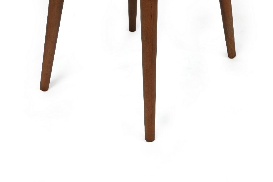 Set 2 židlí Alf (Krémová + Ořech)