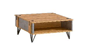 Konferenční stolek typ LO12 Lorinda (dub wotan + beton milenium)