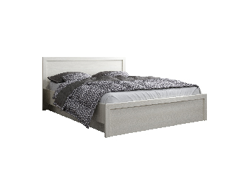 Manželská postel 140 cm Jolene (bílá) (s roštem)