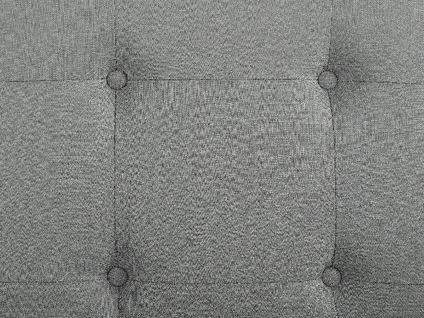 Manželská postel 160 cm TURIN (s roštem) (šedá)