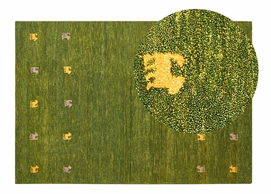 Koberec 140 x 200 cm Yulat (zelená)