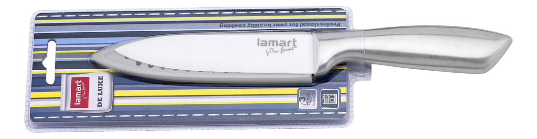 Kuchyňský nůž Lamart 12,5cm (nerez/bílá)