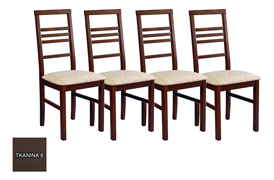 Set 4 ks. jídelních židlí Melte (tkanina 6) *výprodej