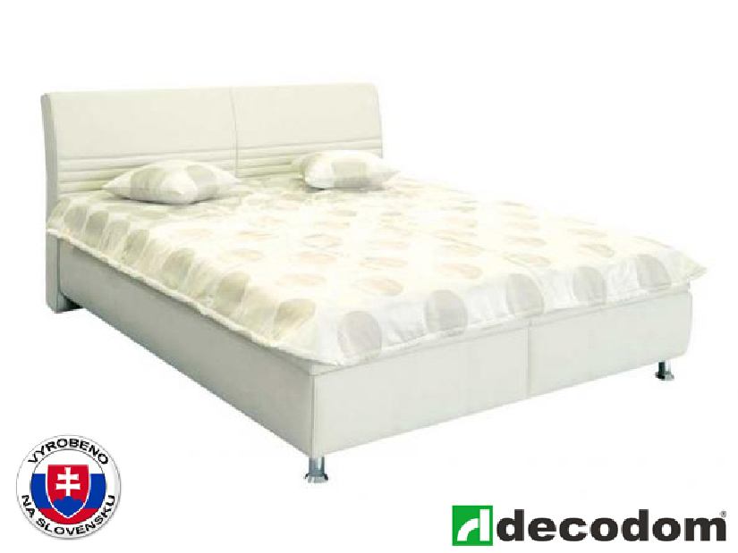 Manželská postel 180 cm Decodom Charis 2 M01 (s roštem)