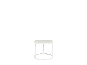 Konferenční stolek Maridex Round (bílá)