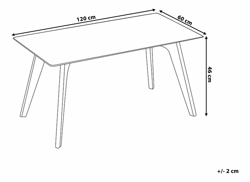 Konferenční stolek Hudam (průhledná) *výprodej