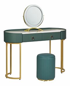 Toaletní stolek Viay (zelená)