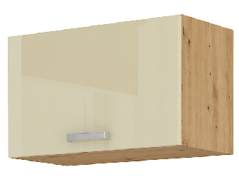 Horní kuchyňská skříňka Arryn 60 GU-36 1F (dub artisan + lesk krémový)