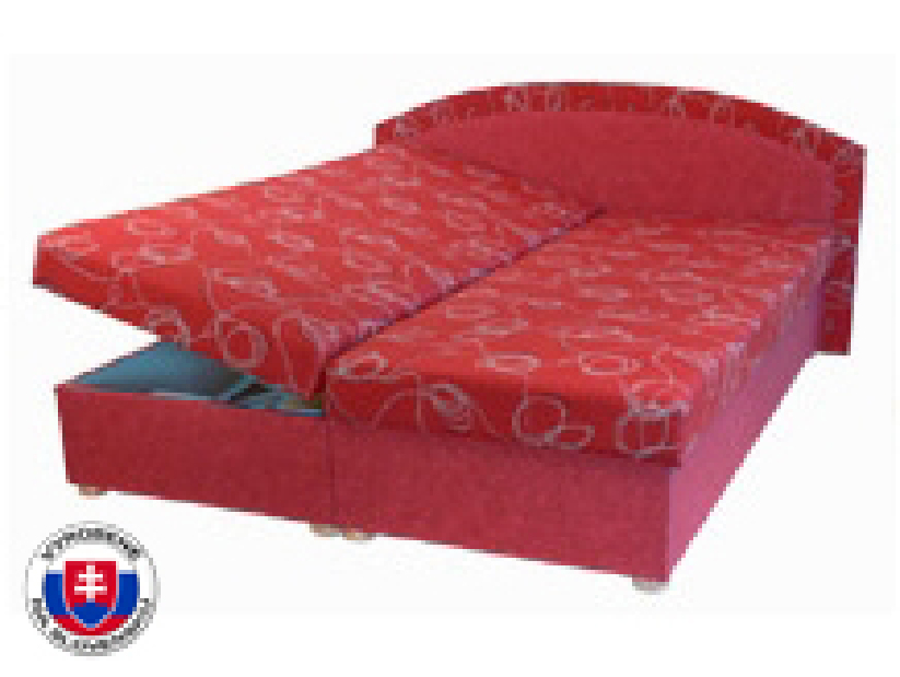 Manželská postel 160 cm Soňa (se sendvičovou matrací)