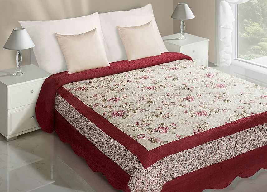 Přehoz na postel 210x170 cm Amelia (růžová)