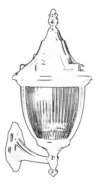 Venkovní nástěnné svítidlo Devonte (černá)